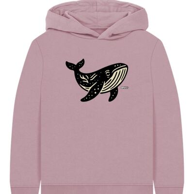 Sweat à capuche baleine pour enfants
