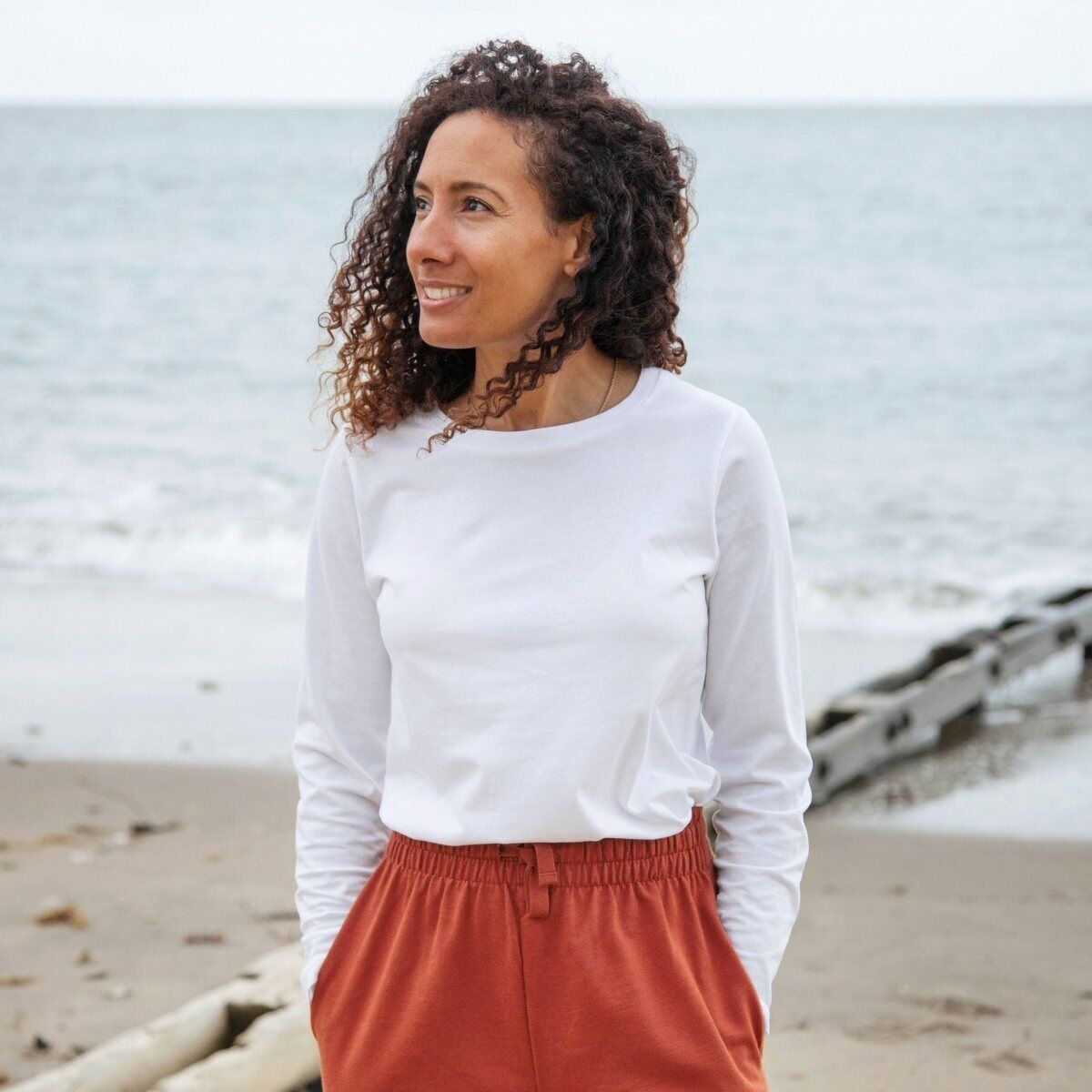 T-shirt a maniche lunghe da donna