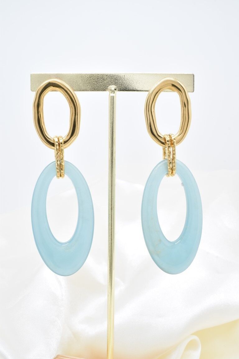 Orecchini in acciaio inossidabile -BO100345OR-BL