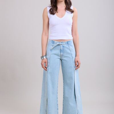 Jeans a zampa con spacco - Arsène