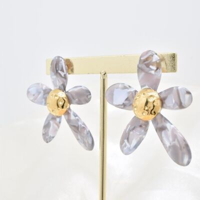 Boucles d'oreilles en acier inoxydable -BO100347OR-GR