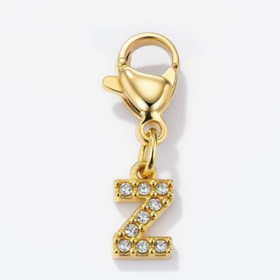 Ciondolo con strass in acciaio inossidabile CHARM-Z