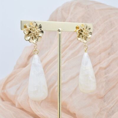 Pendientes de acero inoxidable -BO100348OR-BC