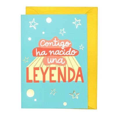 Biglietto d'auguri - È nata una leggenda