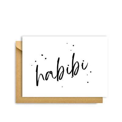 HABIBI CARD, Hygge Cards C6 Greeting Card – Scandinavian Simplicity & Cosiness for Lovers of Minimalism, Nature & Simple Pleasures