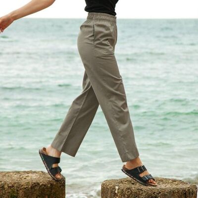 Pantaloni a gamba dritta da donna