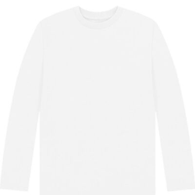 Kids' White Long Sleeve T-shirt