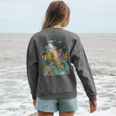 Sudadera extragrande de aventura para mujer