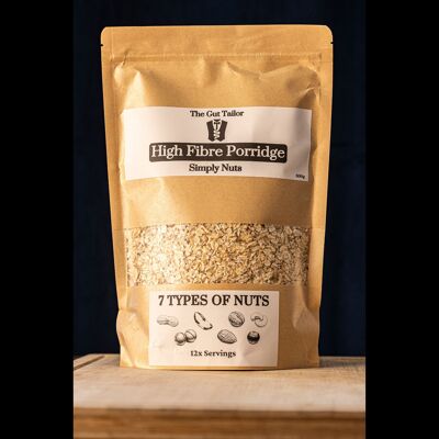Gachas de avena ricas en fibra Simply Nuts (600 g)