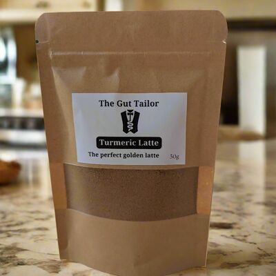 Latte de cúrcuma dorada con alto contenido de fibra (50 g)