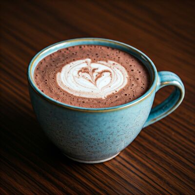 Chocolate caliente con alto contenido en fibra - Bebida de cacao (50 g)