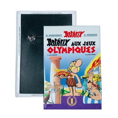 Badge © 12 - Astérix Aux Jeux Olympiques - Comic Cover – French - A#172