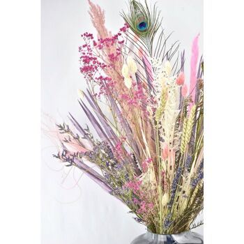 Bouquet de fleurs séchées - Pastel - 75 cm - Fleurs Naturelles 2