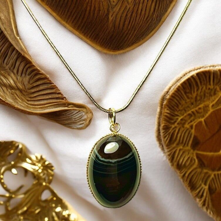 Ciondolo "AGNES" in pietra Agata