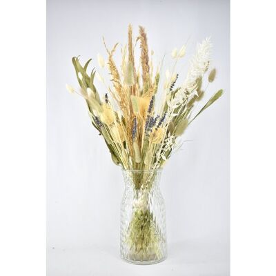 Bouquet de fleurs séchées - Naturels - 60 cm