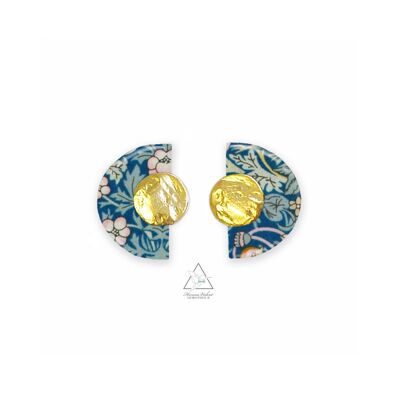 INCA earrings - STRAWBERRY JADE