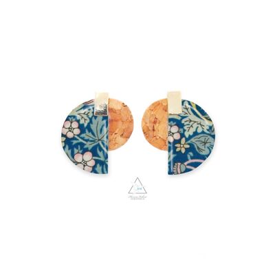 Earrings LUNA - STRAWBERRY JADE