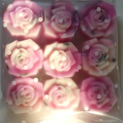 Lavender & Chamomile wax melt Roses