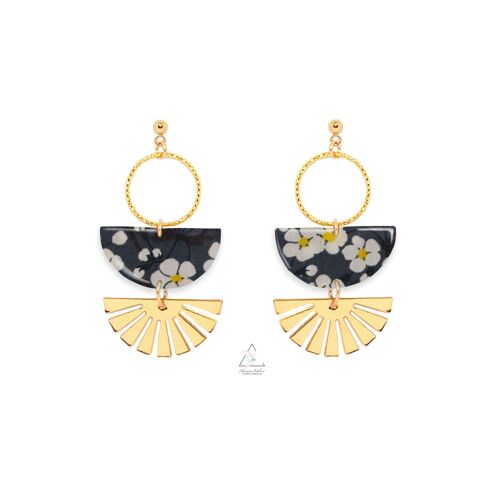 Boucles d'oreilles ENCARANA - MITSI DARK