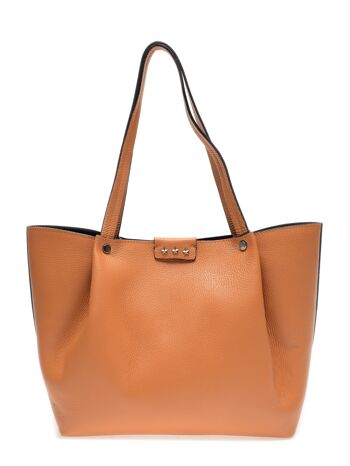 Sac Isabella Rhea-Top Handle_COGNAC 1686 2