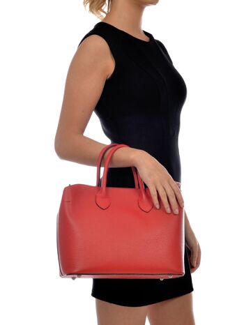 Sac Isabella Rhea-Top Handle_ROSSO 1382 5