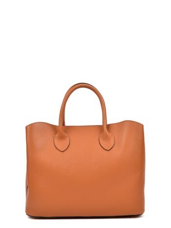 Sac Isabella Rhea-Top Handle_COGNAC 1382 1