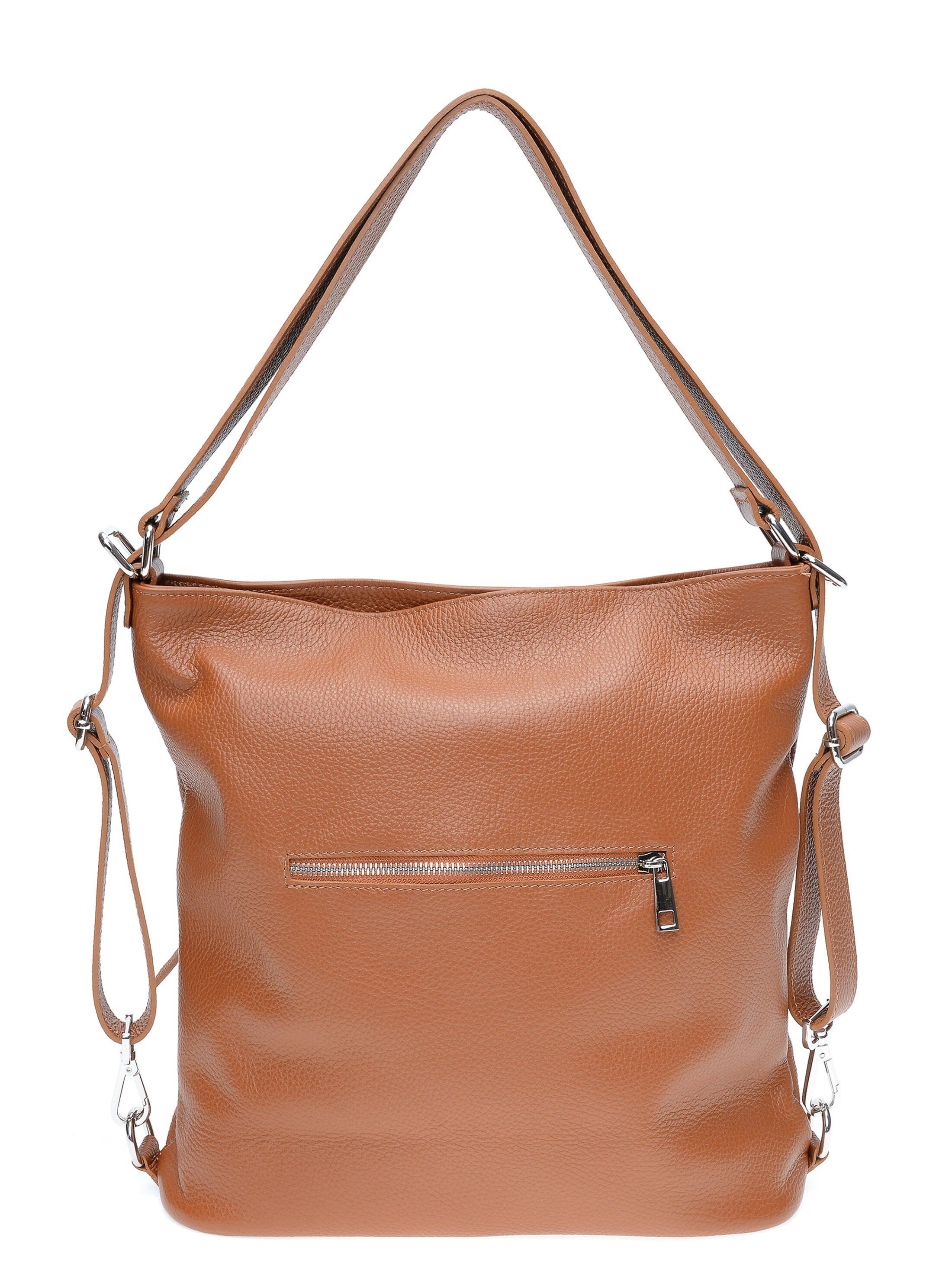 Isabella Borsa Rhea-Top Handle_COGNAC 1641