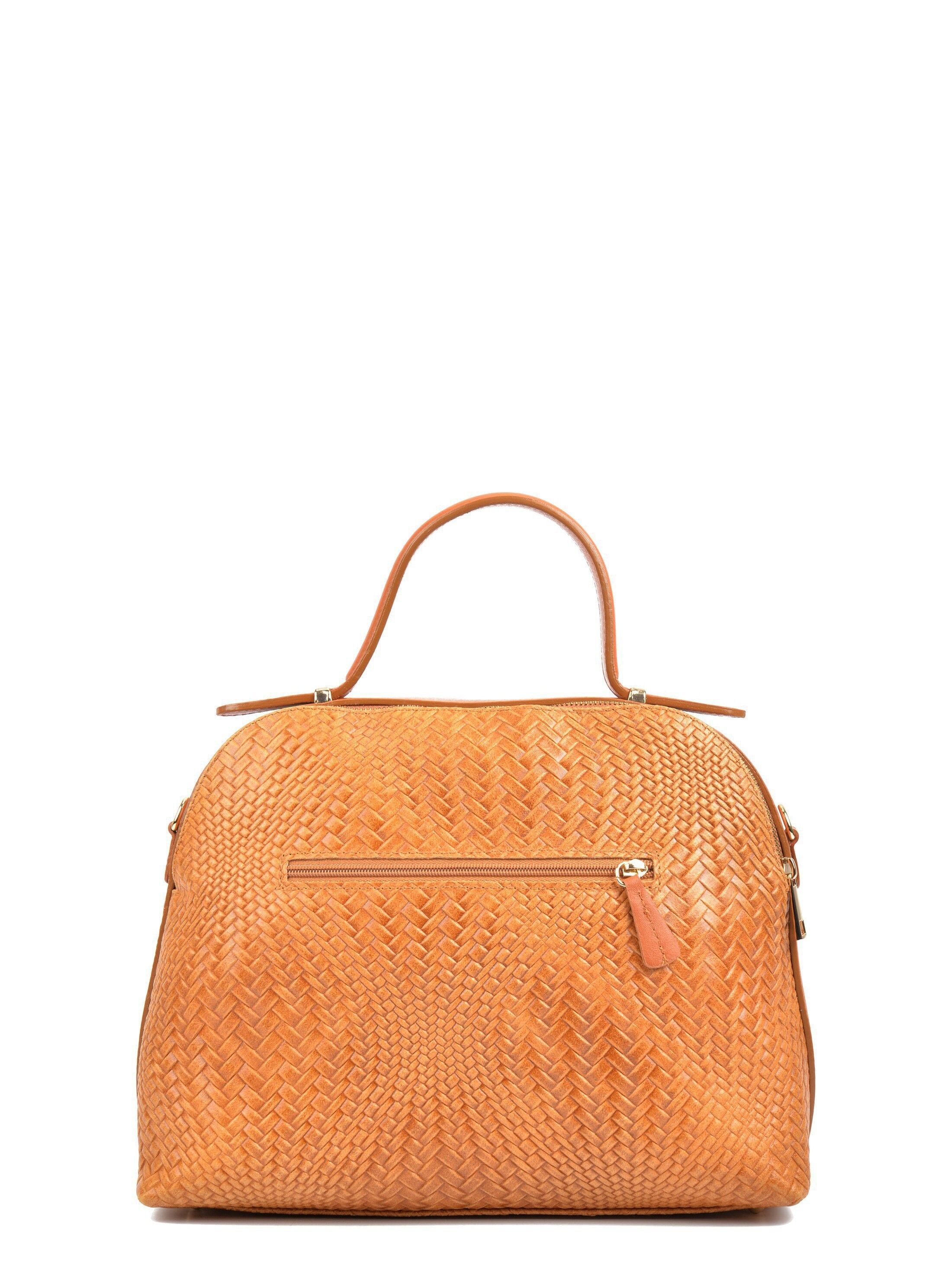 Isabella Borsa Rhea-Top Handle_COGNAC 8081