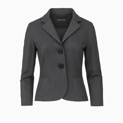 Stretch Cotton Gabardine Blazer – Conquista