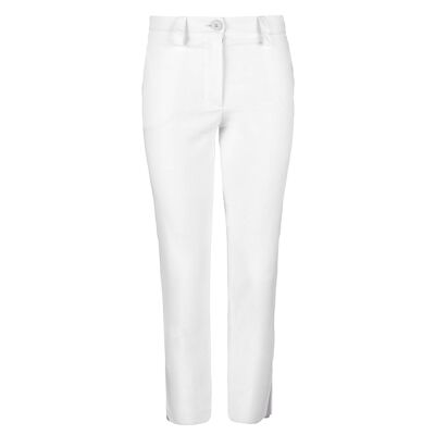 Pantaloni in cotone stile denim bianco