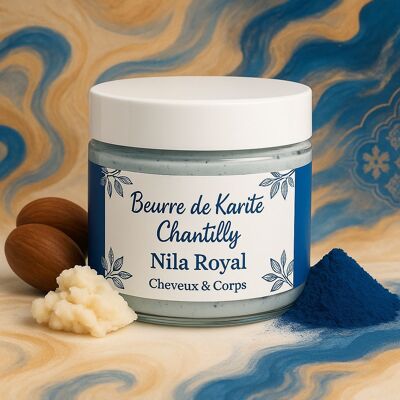 Manteca de karité batida y jojoba Nila Royal para cuerpo y cabello 200 ml