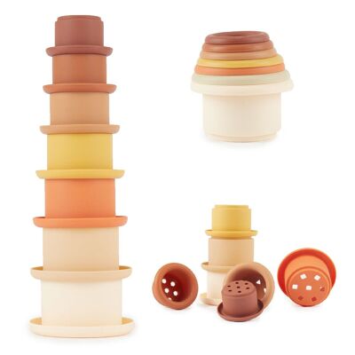 Taza apilable de silicona Chocolate Bliss