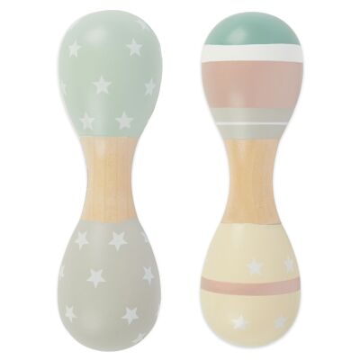 Dumbbell rattles set of 2