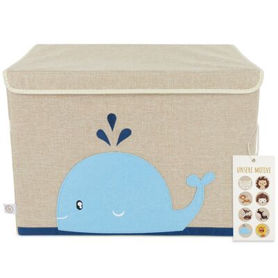 Caja de almacenamiento de ballena con tapa
