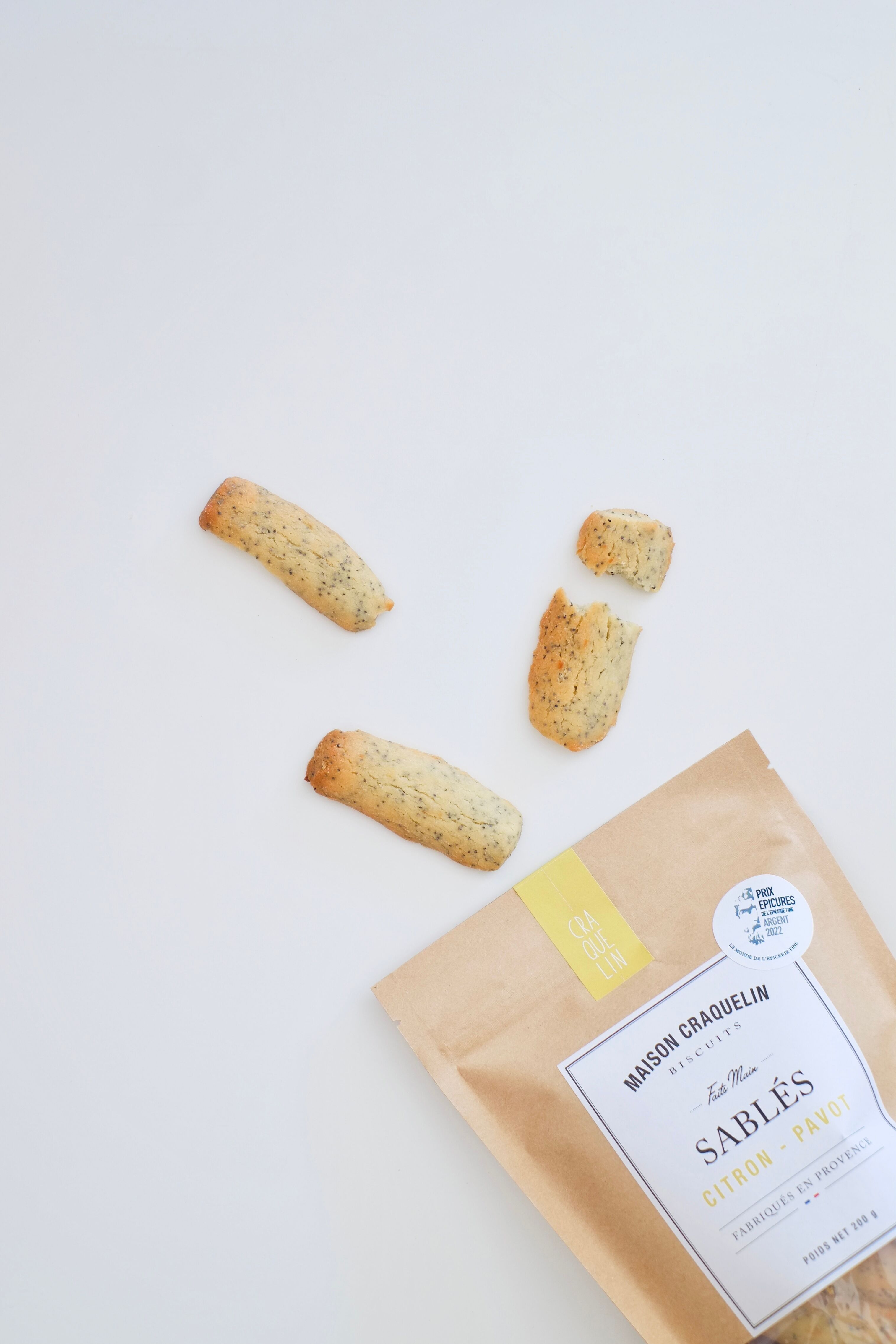 Biscotti dolci - Frollini al limone - Semi di papavero