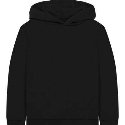 Sweat à capuche noir pour enfants