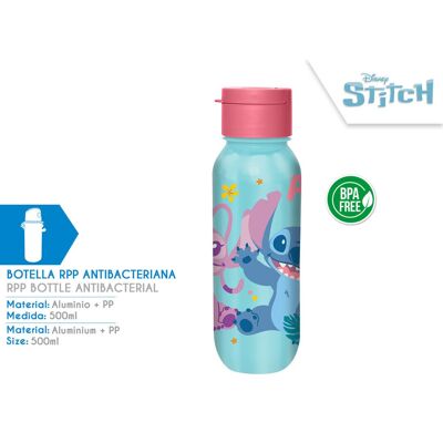 Botella de aluminio 500 ml Stitch