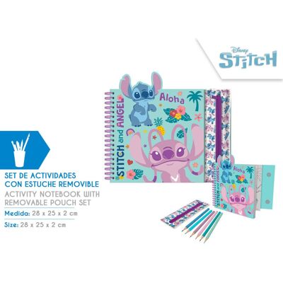 Libro de actividades de Stitch con estuche extraíble