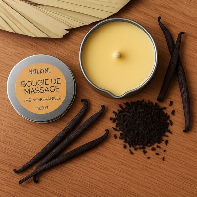 Massage Candle - Black Tea / Vanilla