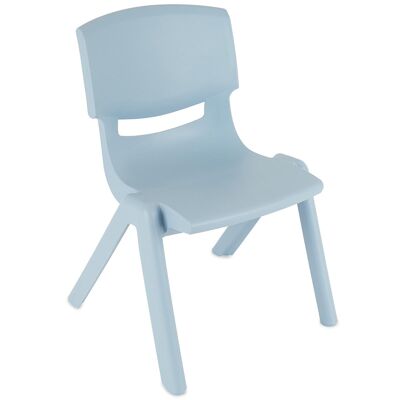 Sedia per bambini blu nebbia