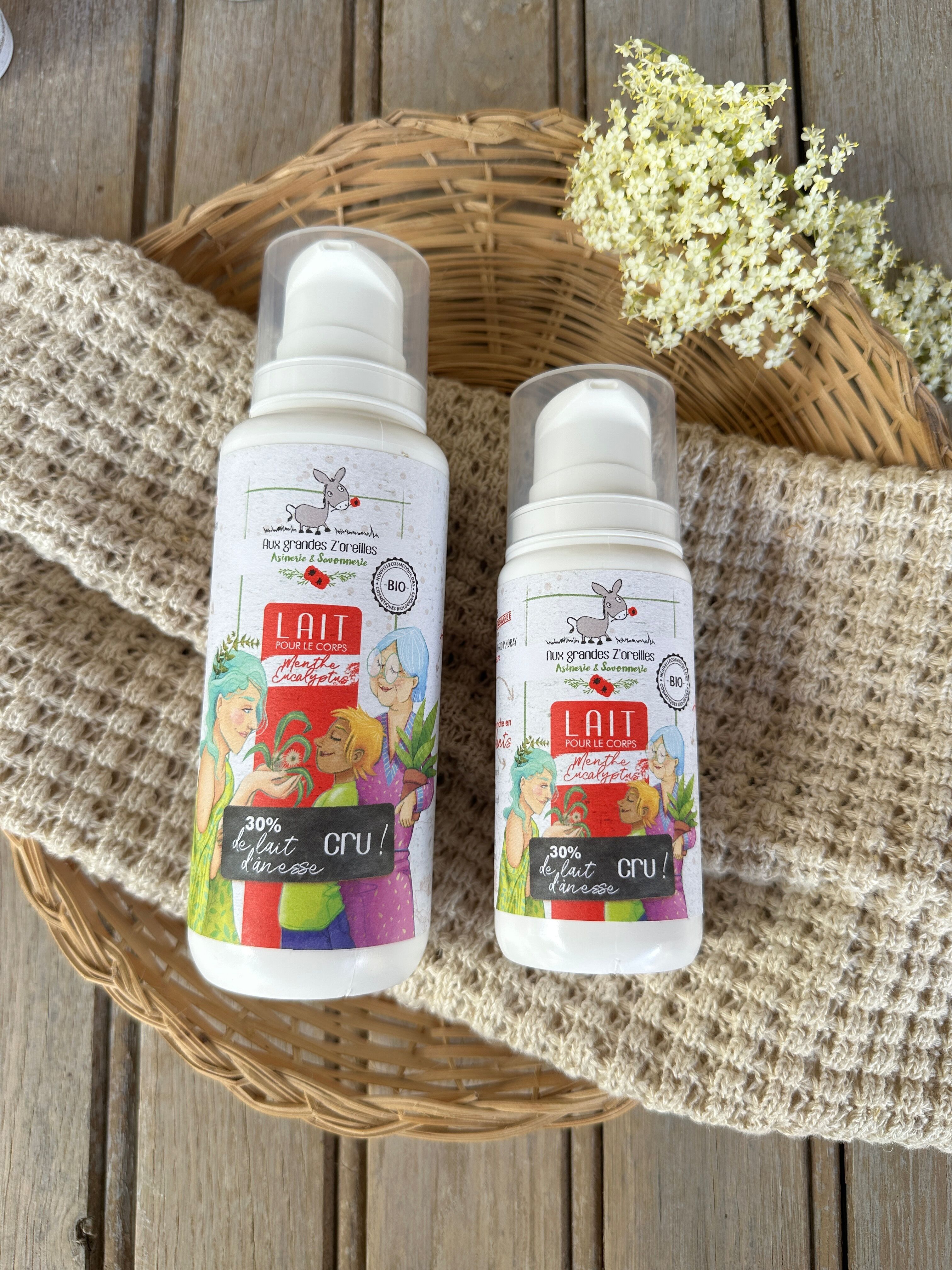 Organic body lotion donkey milk mint eucalyptus 200ml
