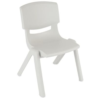 Chaise enfant argentée