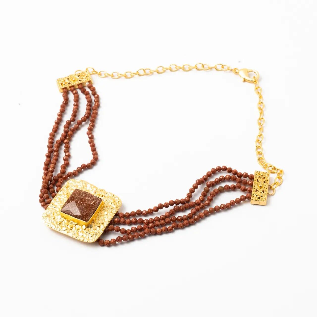 Halsband Trier Ed. Limitiertes glänzendes Braun