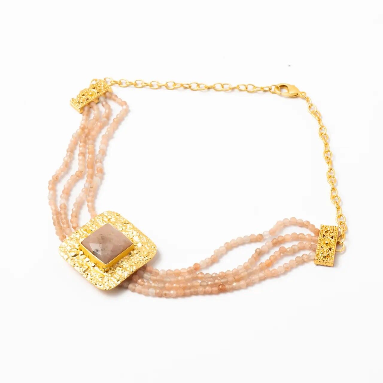 Halsband Trier Ed. Limitiertes Pfirsichrosa