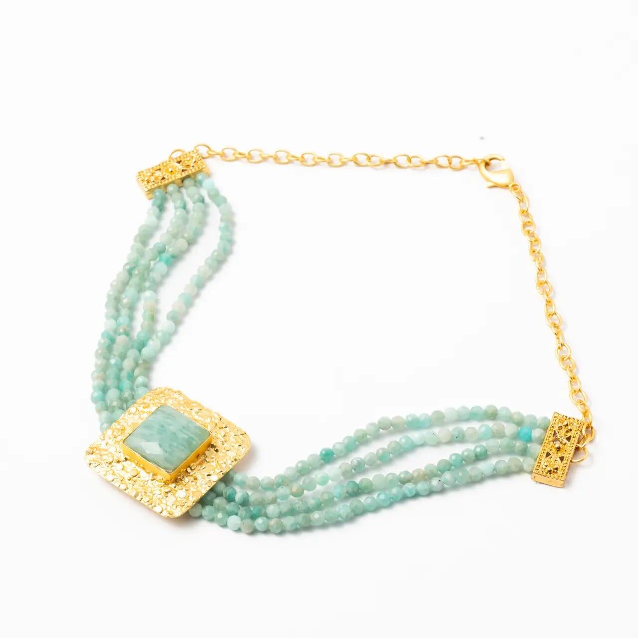 Halsband Trier Ed. Limitiertes Amazonitgrün