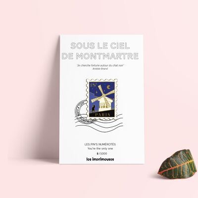 Pin's - Timbre Paris 18e - Sous le Ciel de Montmartre