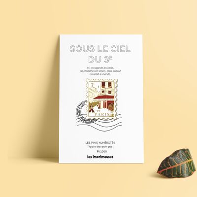 Spille - Parigi 3° Francobollo - Sotto il cielo del 3°