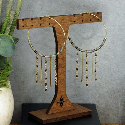 Gold-plated steel jewelry