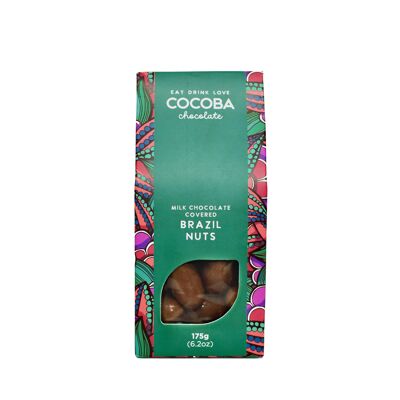 Milk Chocolate Covered Brazil Nuts