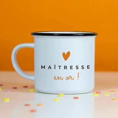 taza de amante de oro